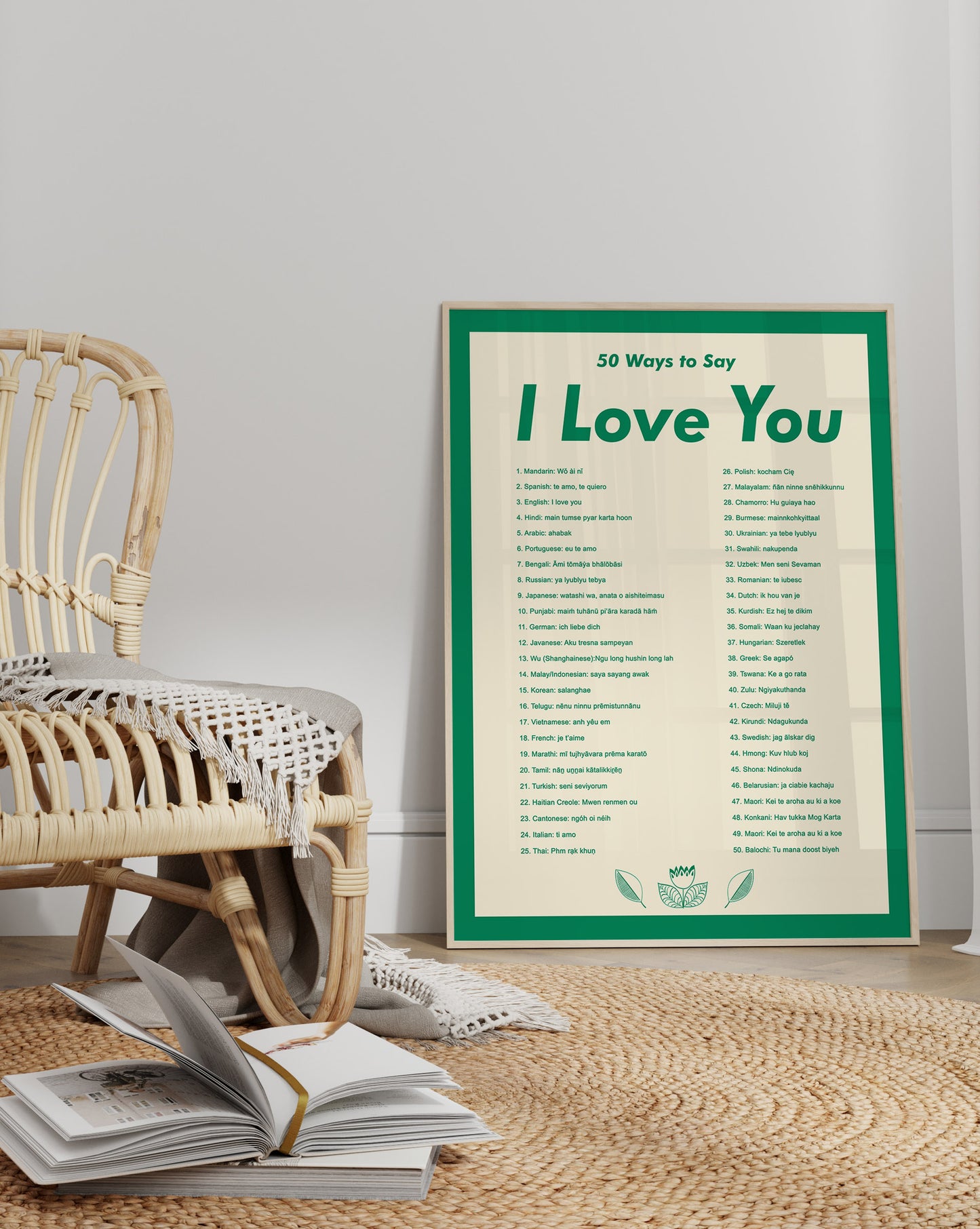 50 Ways to Say I Love You Poster