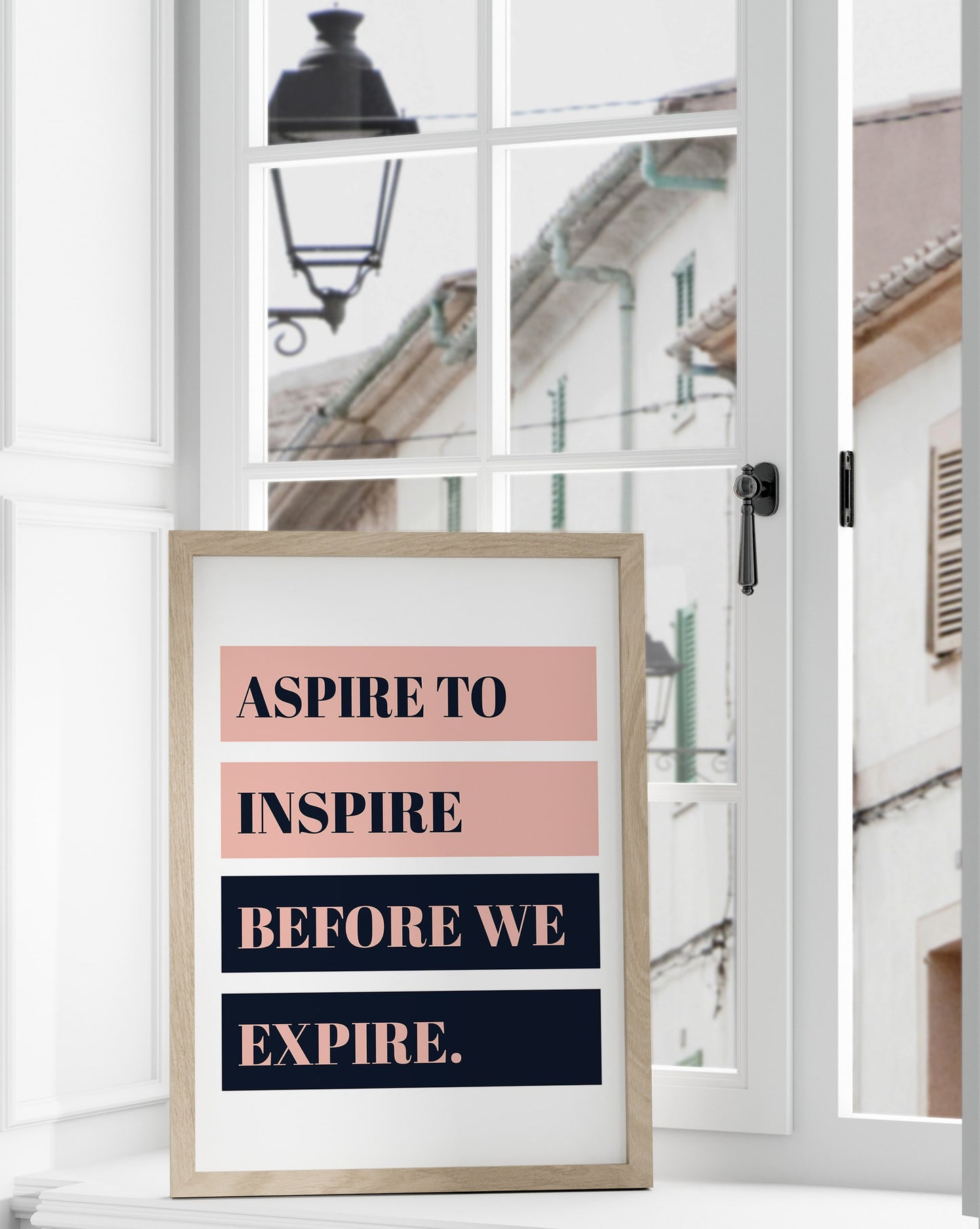 Aspire to Inspire – Motivational Quote Poster