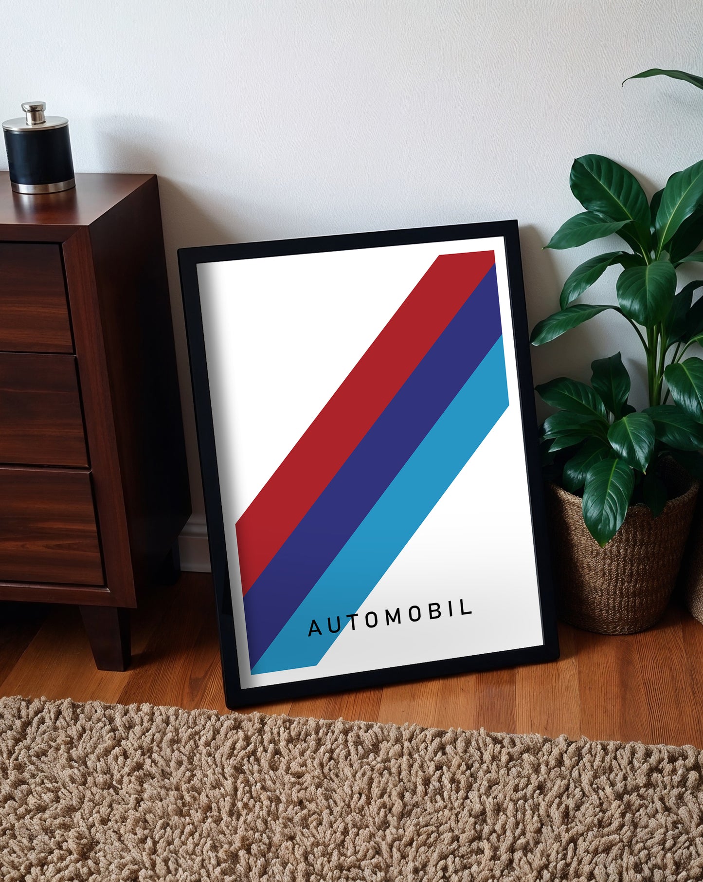 Automobil – Racing Stripe Art Print