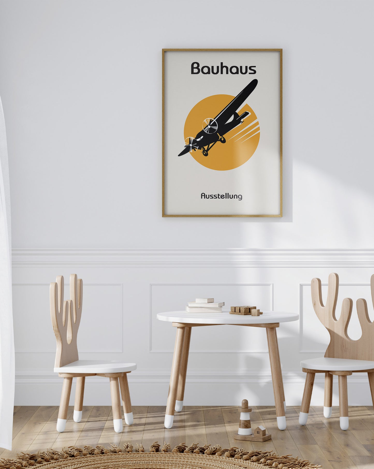 Bauhaus Airplane Poster