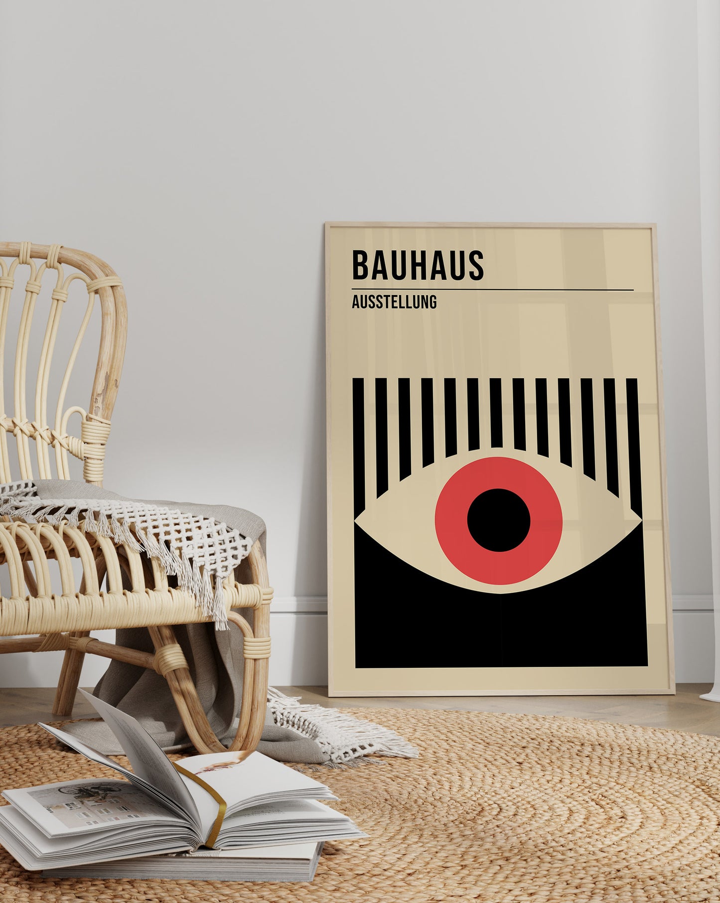 Bauhaus Ausstellung Red Eye Print
