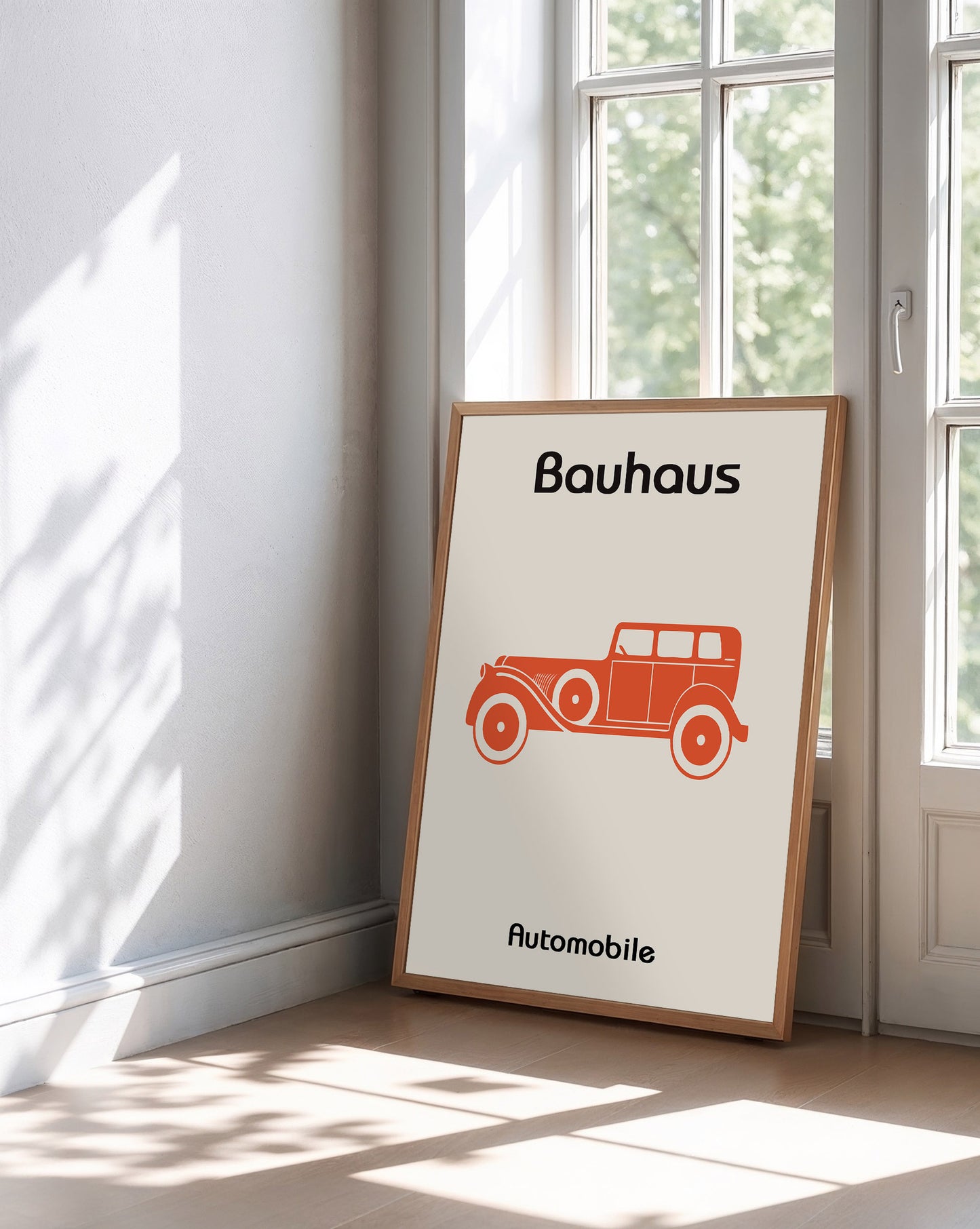 Bauhaus Automobile – Retro Car Art Print