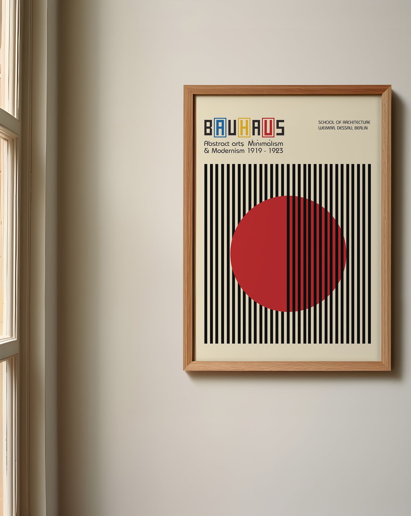 Bauhaus Minimalist Print