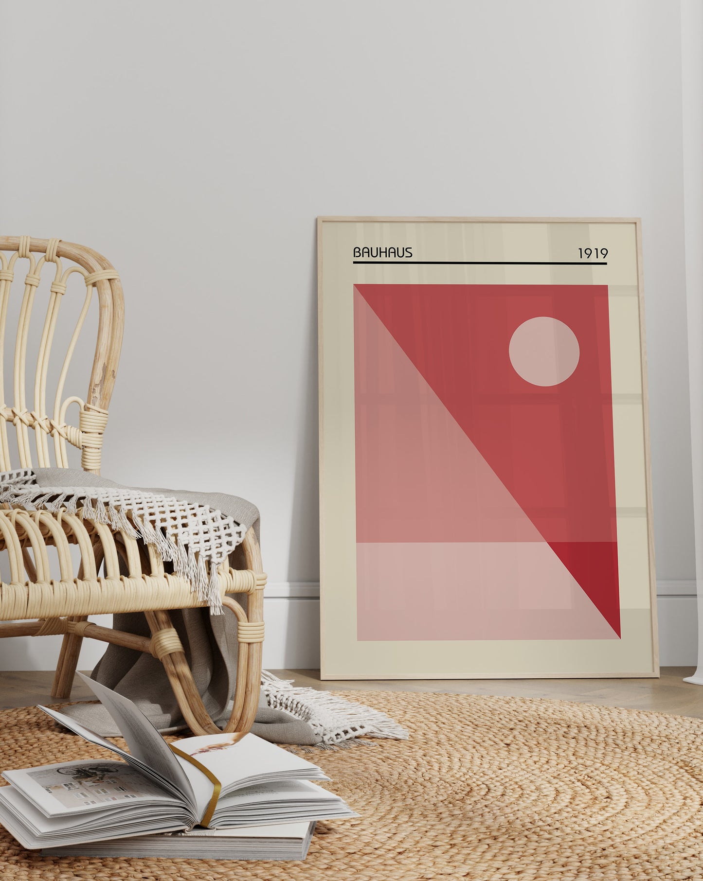 Bauhaus Red 1919 Print