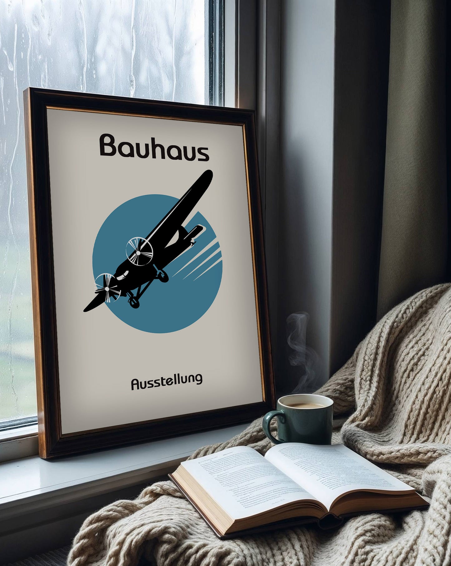 Bauhaus Airplane Print
