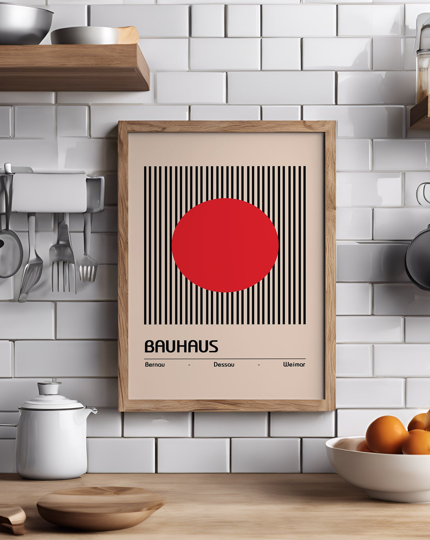 Bauhaus Weimar Red Print