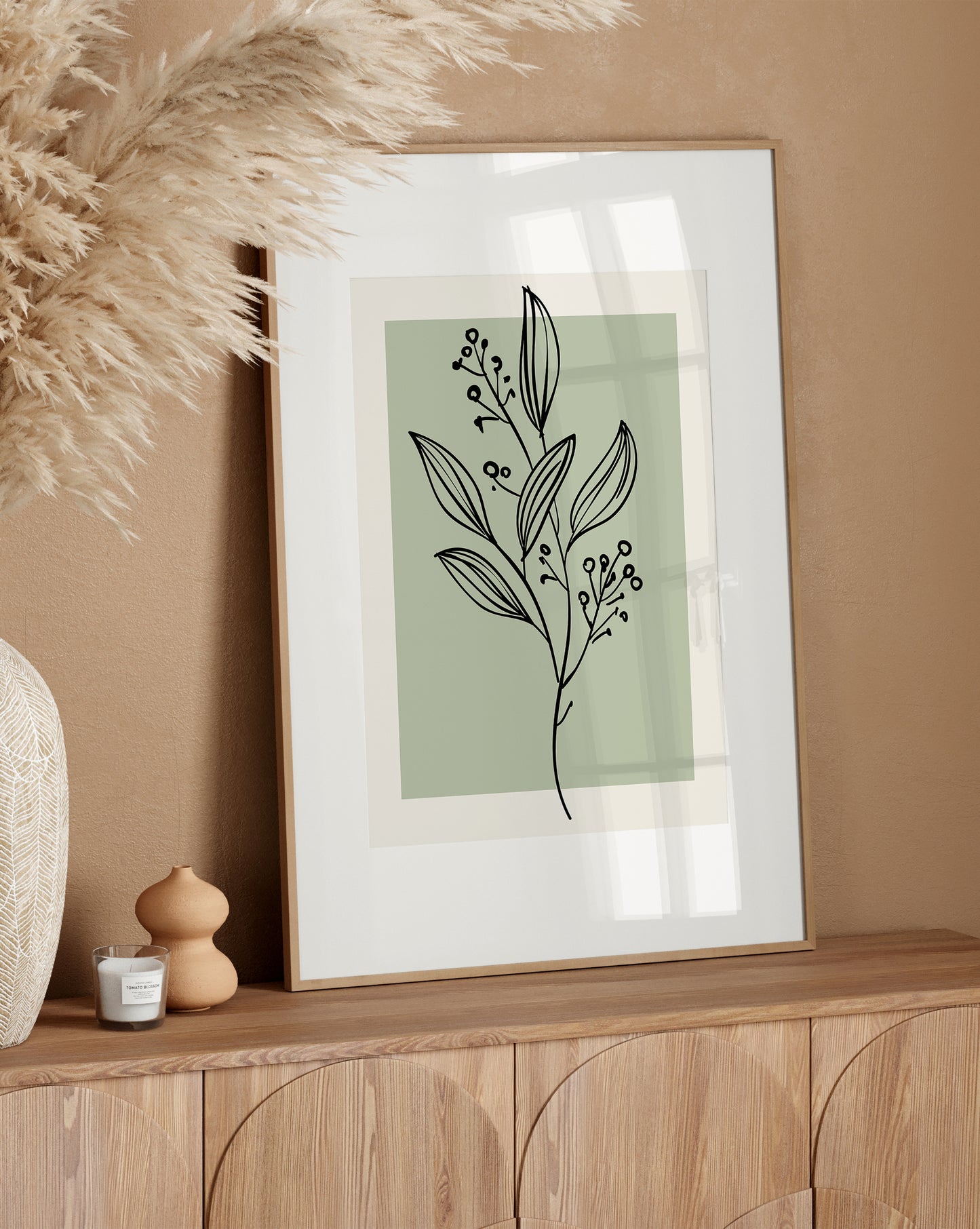 Botanica – Minimalist Botanical Line Art Print