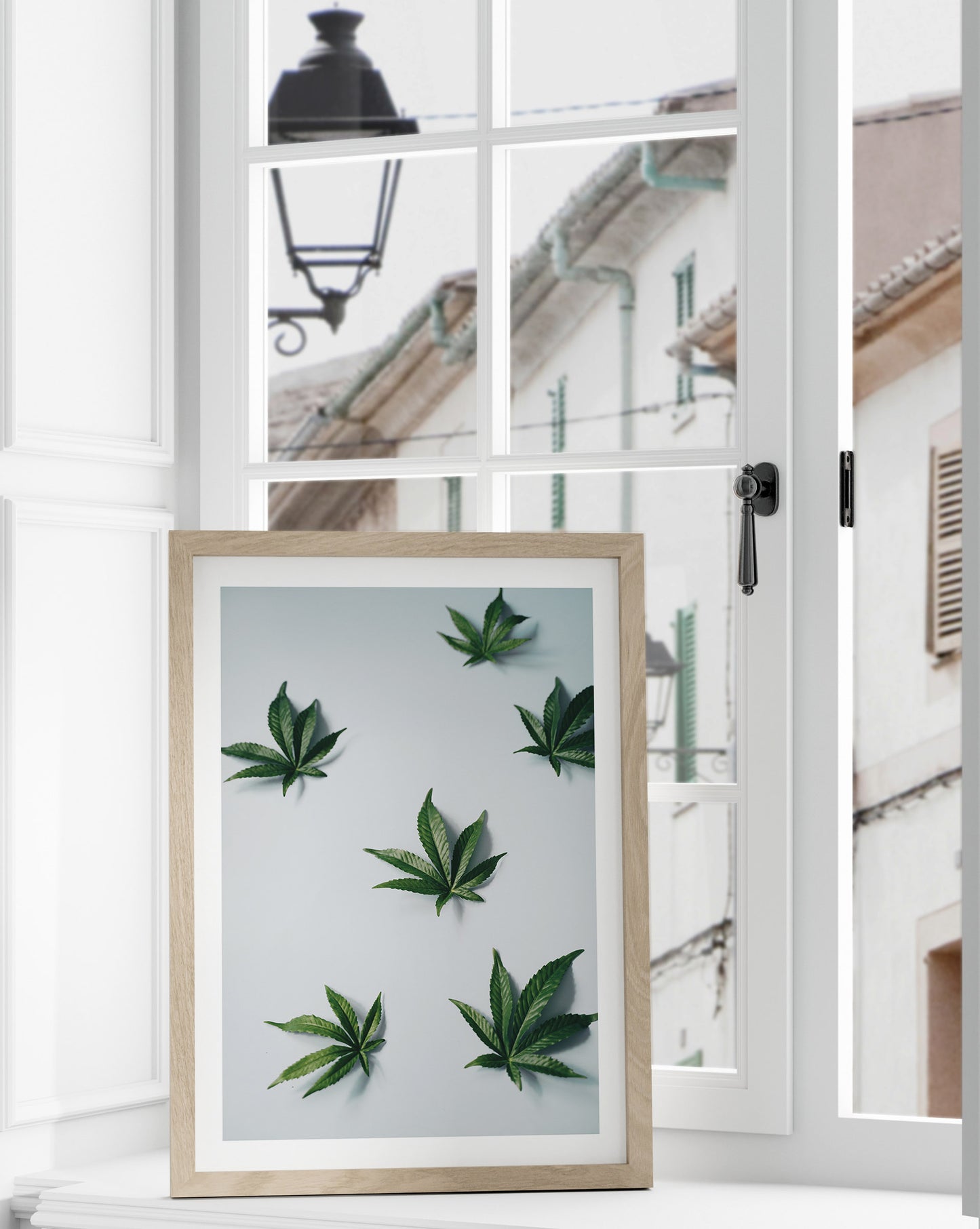 Cannabis Leaf Art Print