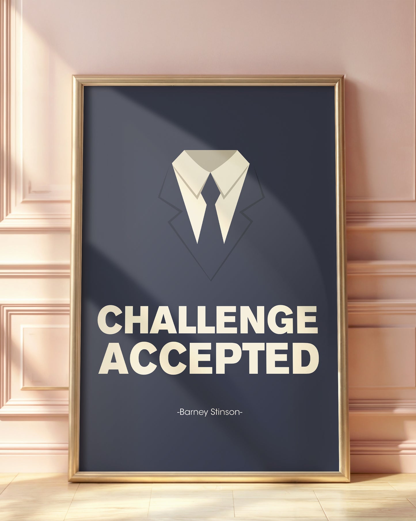 Challenge Accepted - Barney Prints