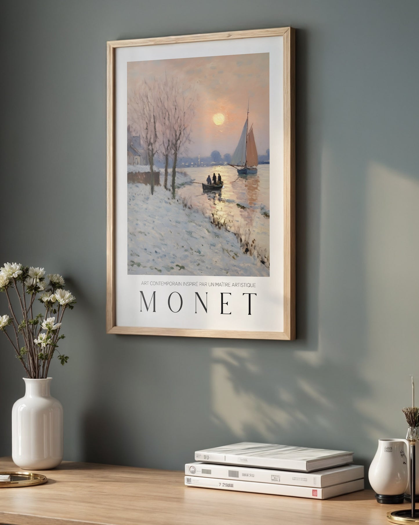 Claude Monet - Winter River