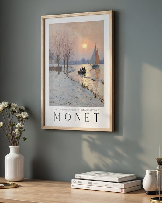 Claude Monet - Winter River