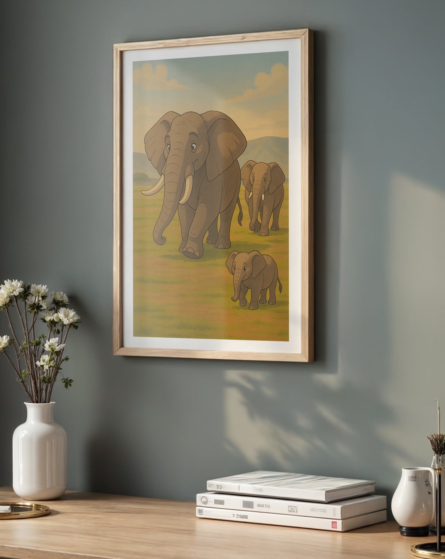 Elephant Kids Prints