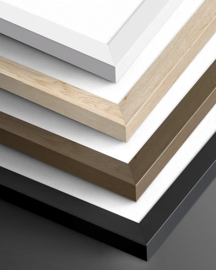 Black Wood Frame (Not Assembled)