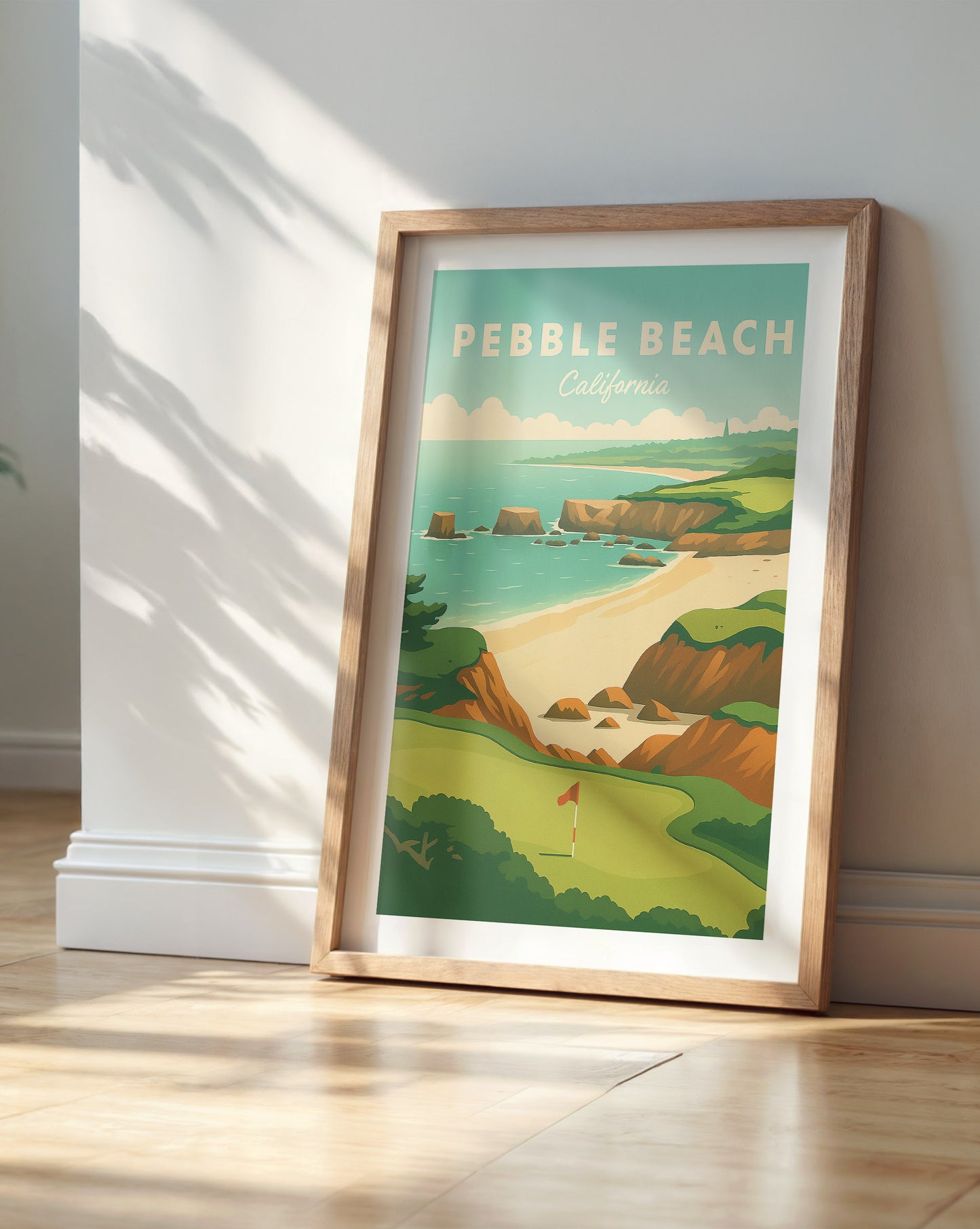 Pebble Beach California Poster