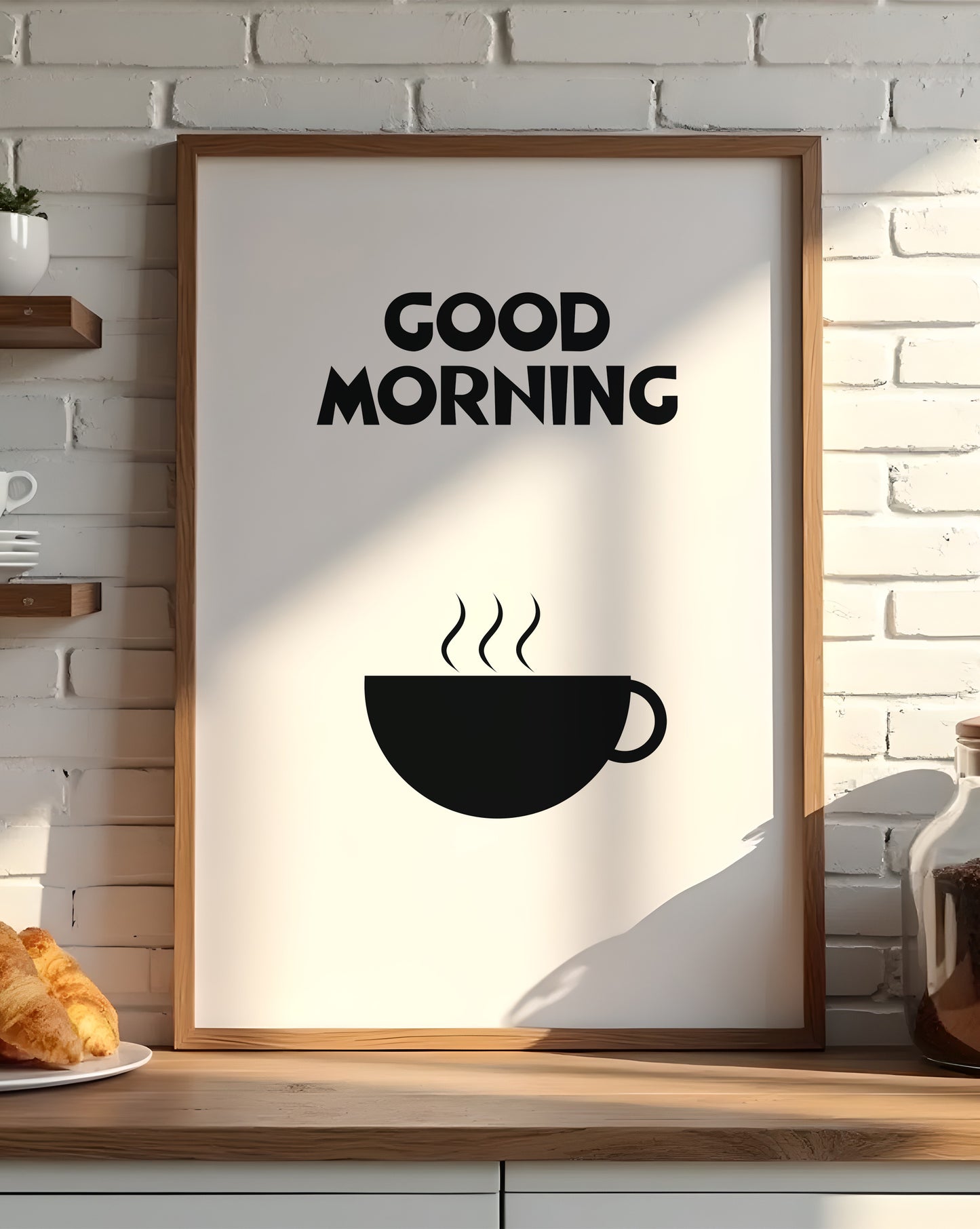 Good Morning Coffee Poster