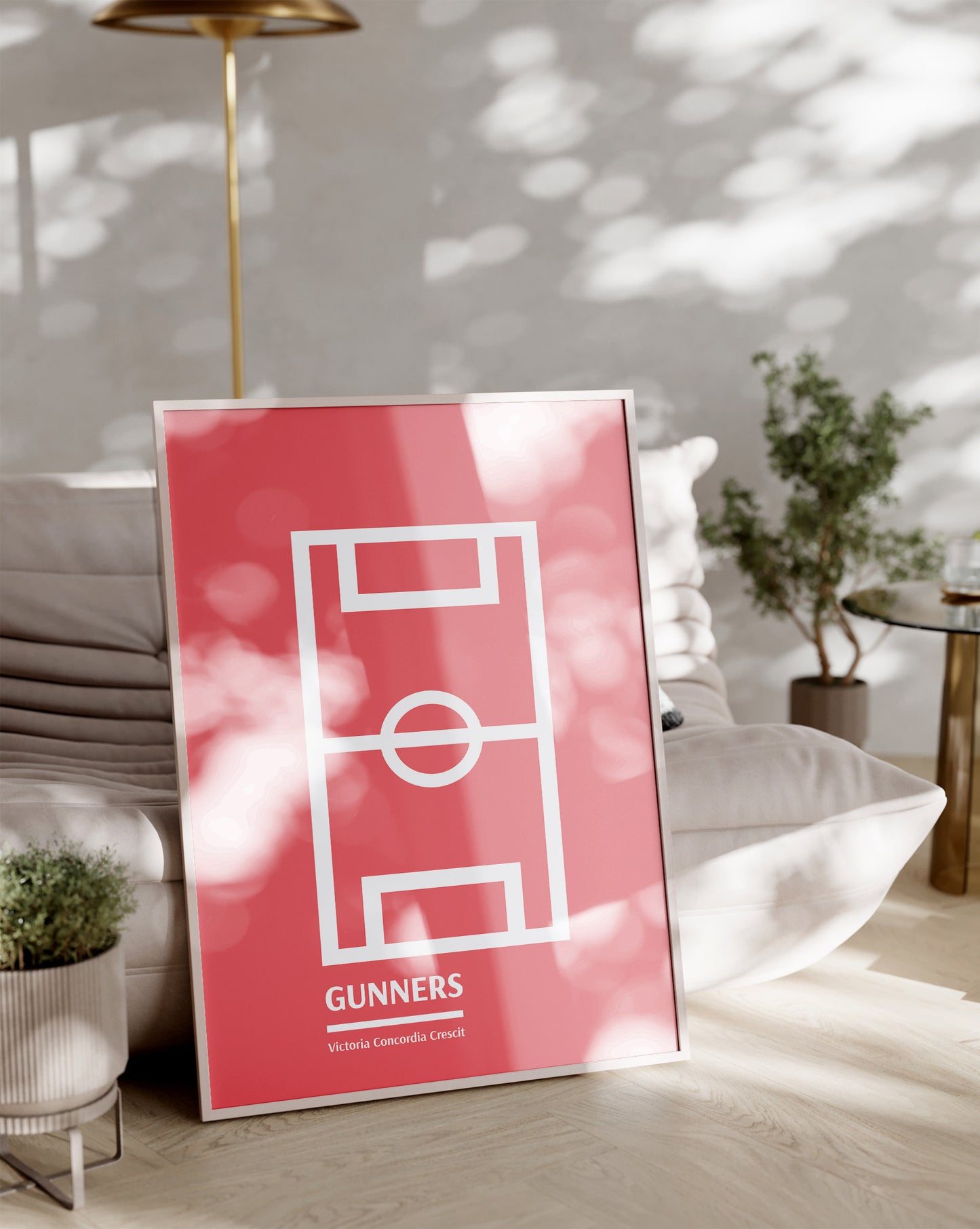 Gunners Football Pitch Prints