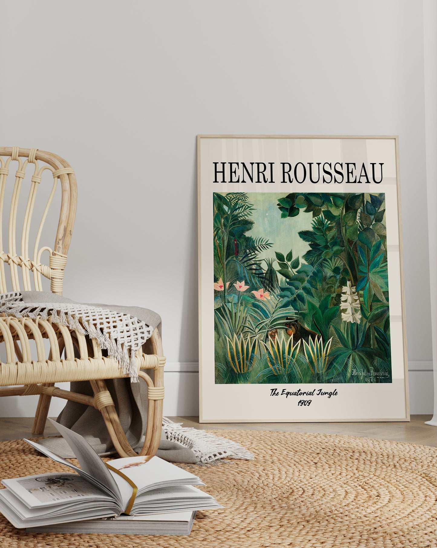 Henri Rousseau - The Equatorial Jungle (1910)