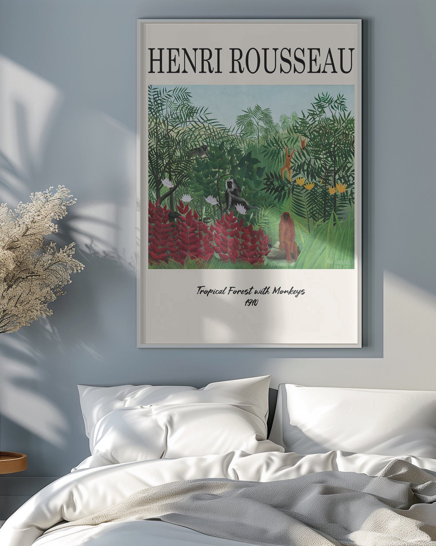 Henri Rousseau – Tropical Forest with Monkeys (1910)