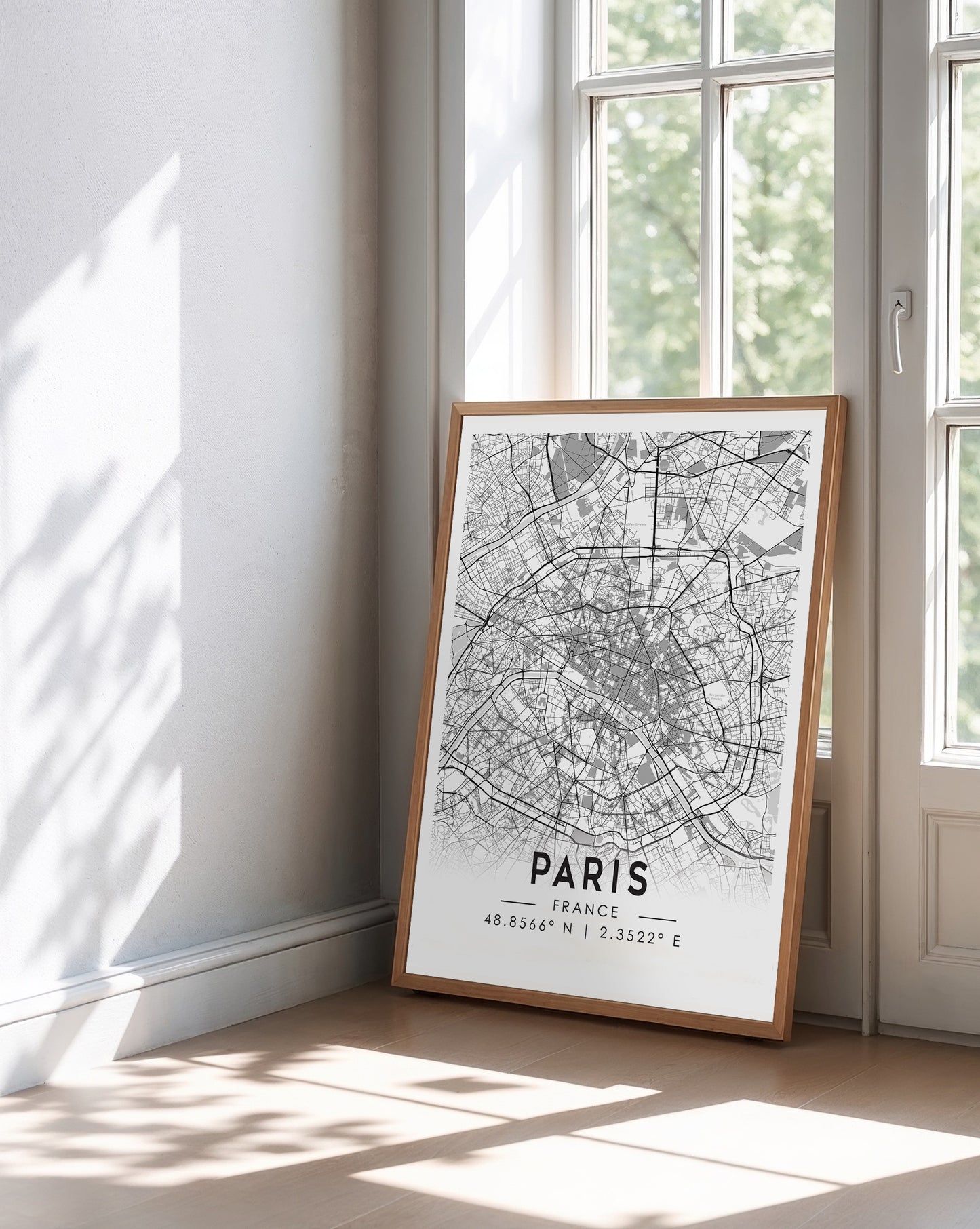 Paris City Map Poster