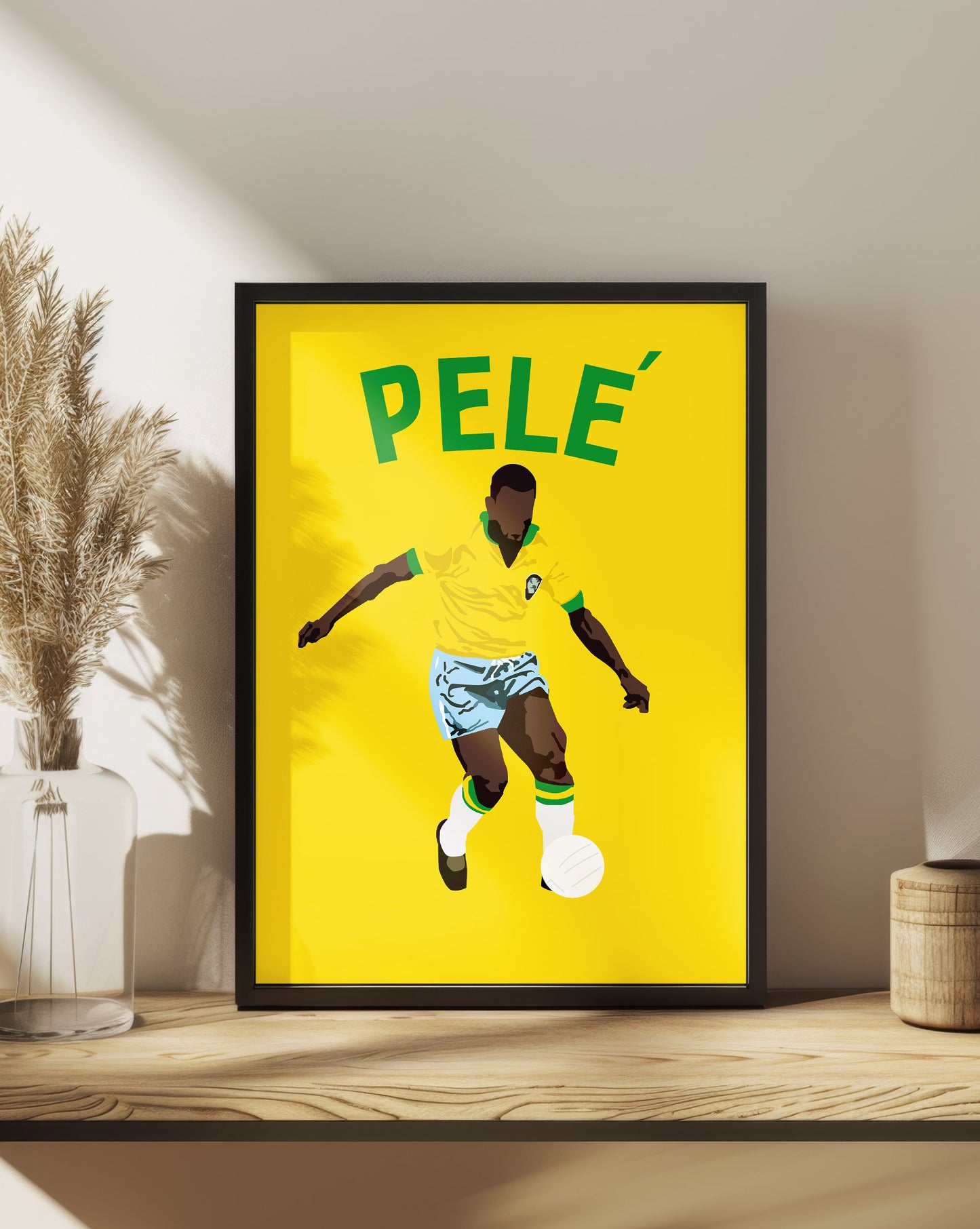 Pele Brazil World Cup Print