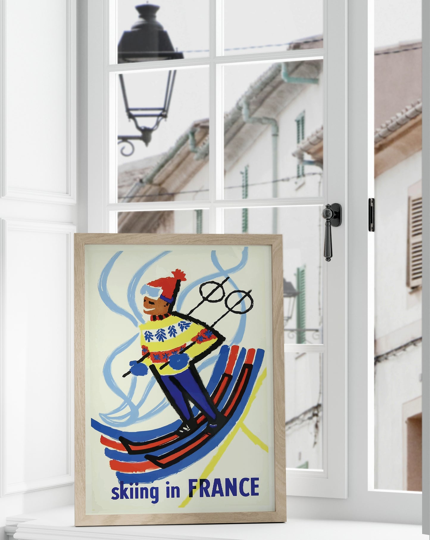 Skiing In France Vintage Prints