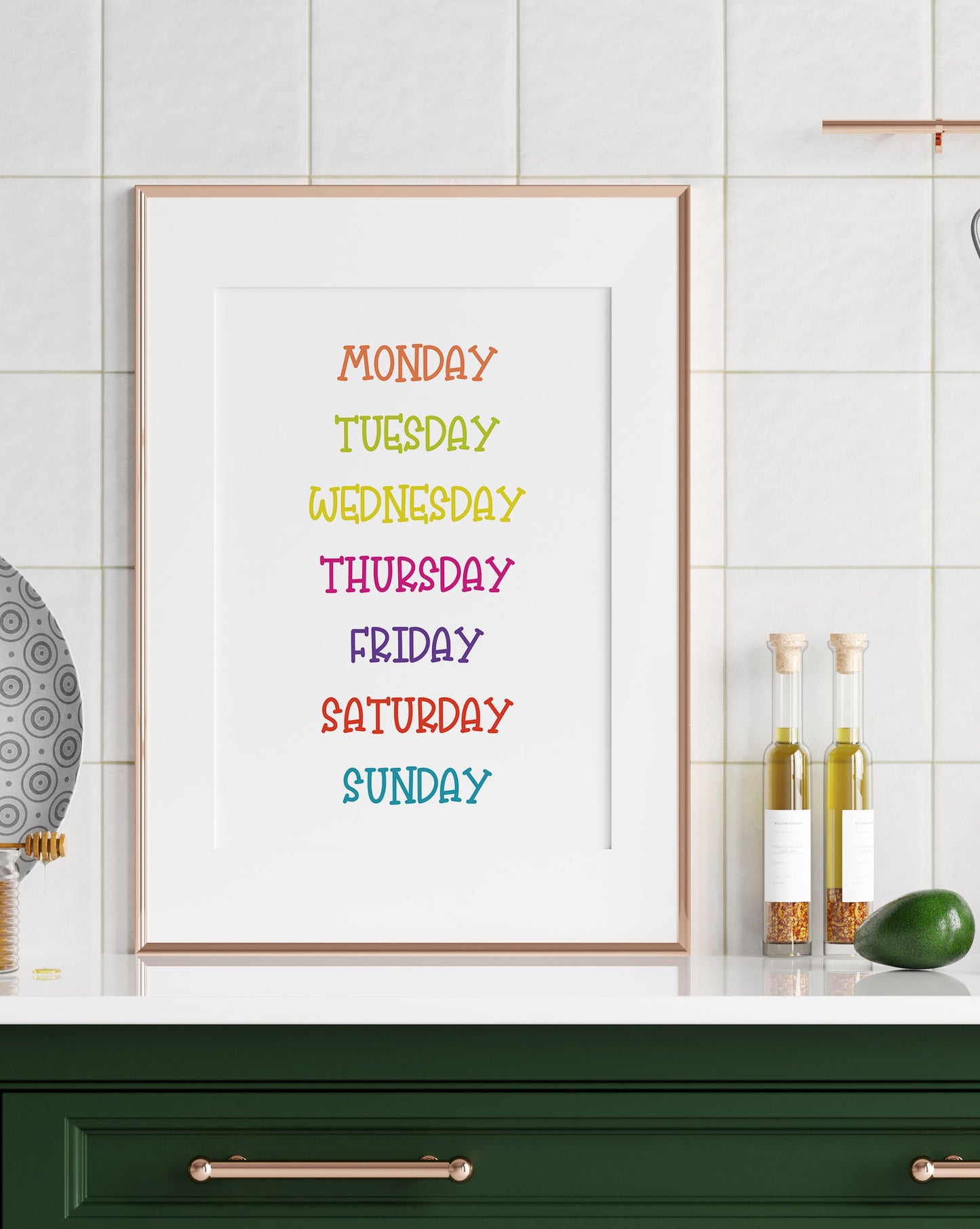 Weekdays Prints