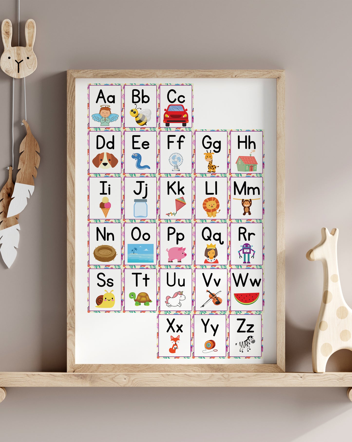 Kids Alphabet Poster