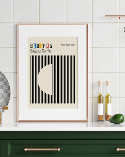 Bauhaus Minimalist Print