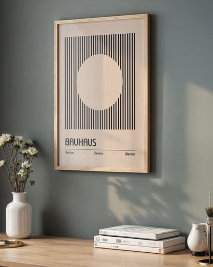 Bauhaus Beige Neutral Print