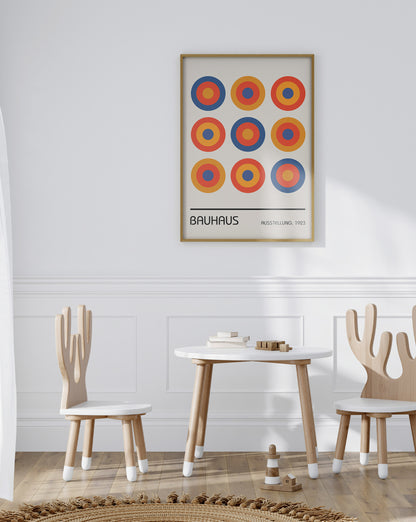 Bauhaus Small Circles Print