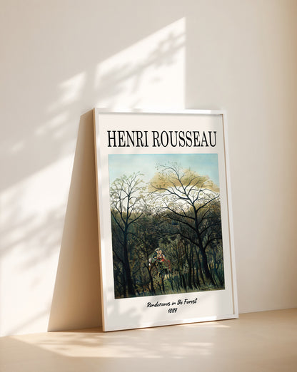 Henri Rousseau – Rendezvous in the Forest (1889) Art Print
