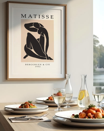 Matisse – Berggruen & Cie 1952 Art Print