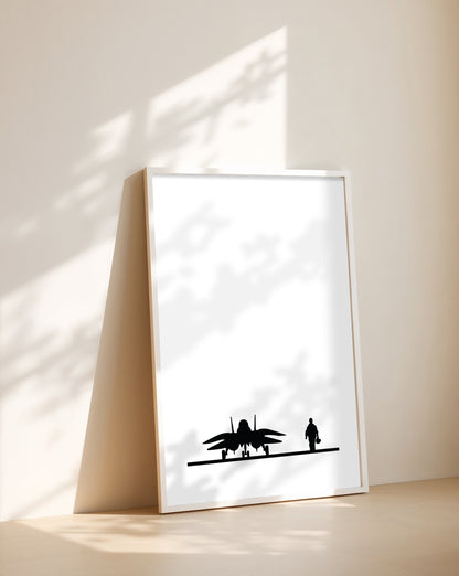 Top Fighter Pilot Gun Prints