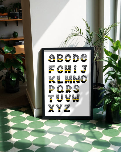 Kids Alphabet Poster
